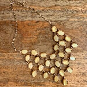 Elegant Gold Statement Necklace